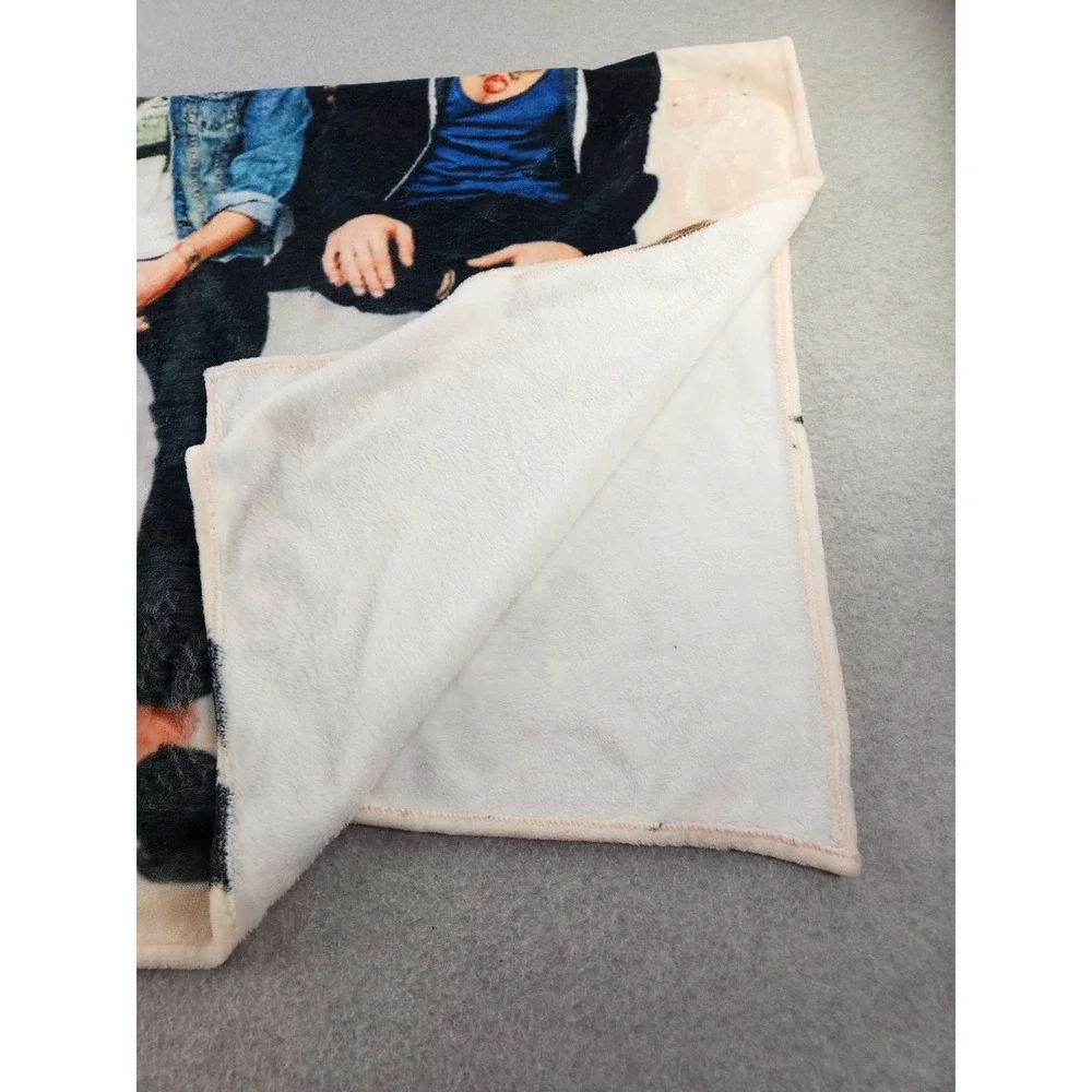 One Direction Throw blanket Photo Print size 46 x 58 Band Album Musical Group‎